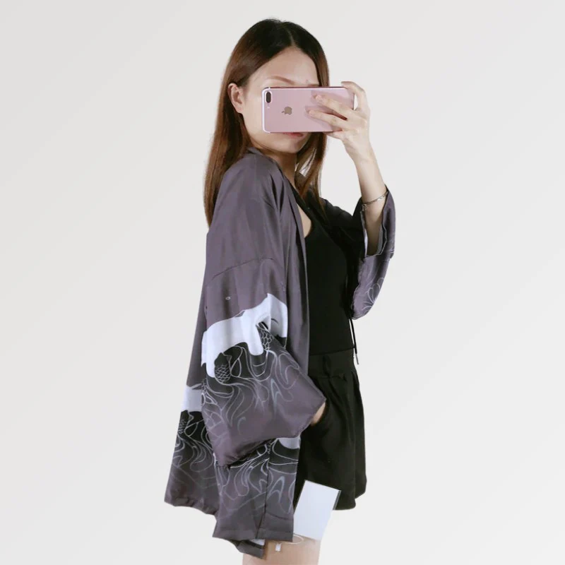 Blouse Japonaise Femme 'The Wave' - Image 2
