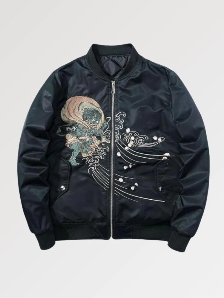 Bomber Motif Japonais 'Yokai Oniri' - Image 2