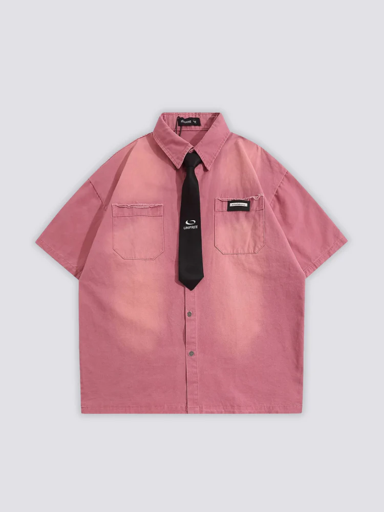 Chemise avec Cravate - ネクタイ - Image 3