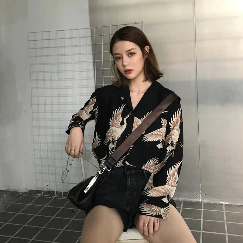 Chemise Femme Motif Japonais 'Sakoya' - Image 4