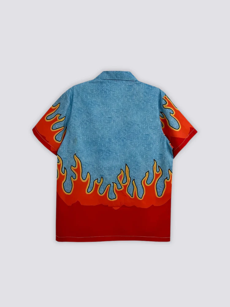 Chemise Flamme - 火災 - Image 2