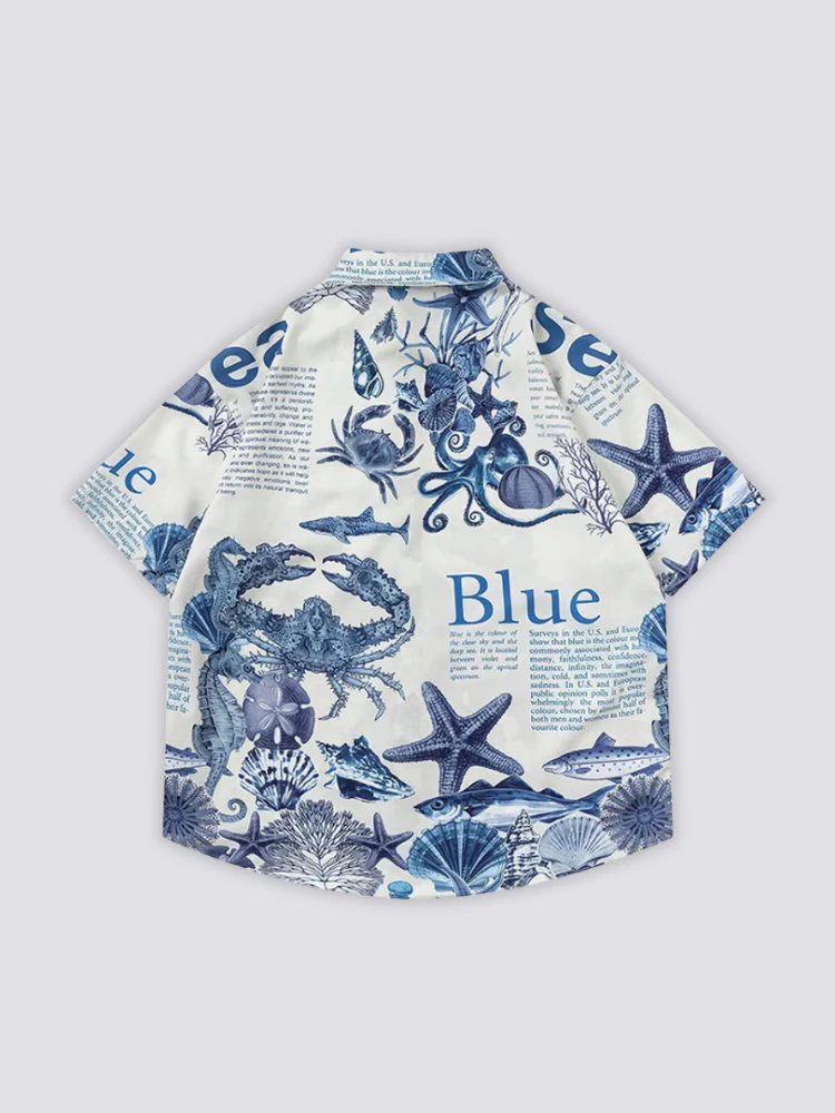 Chemise Imprimé Marin - 船員 - Image 2