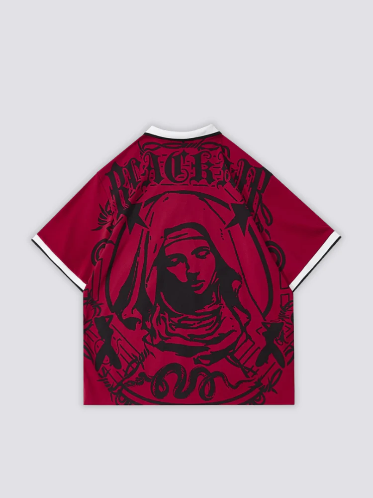 Chemise Polo Graphique - 生々しい - Image 3