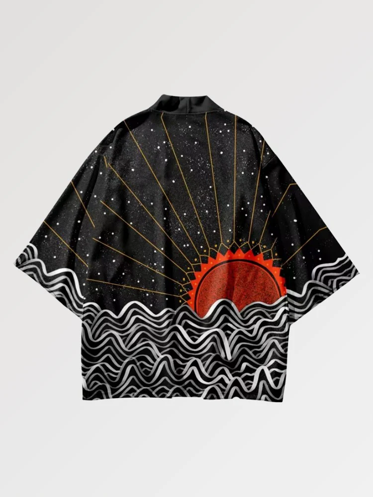 Haori Traditionnel 'Tsuki no Taiyo'