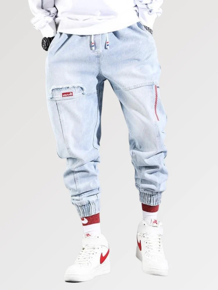 Jean Délavé Homme 'Korea Fit'