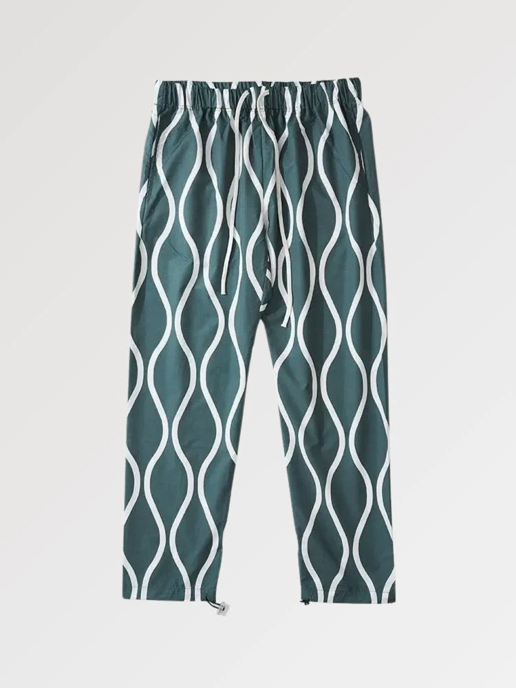 Jogging Vert Homme 'Rich Record'