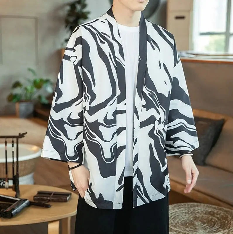 Kimono Blanc et Noir 'Édition Kaïto' - Image 2