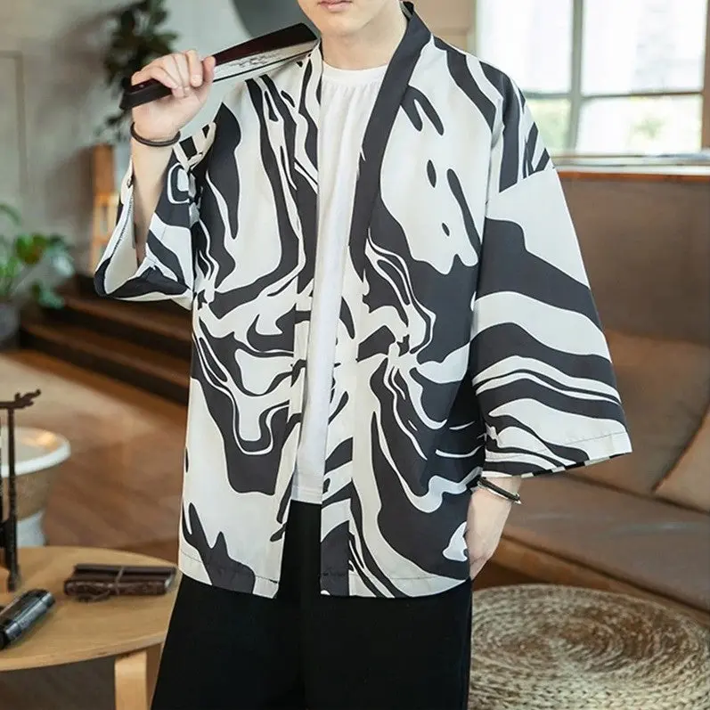 Kimono Blanc et Noir 'Édition Kaïto' - Image 3
