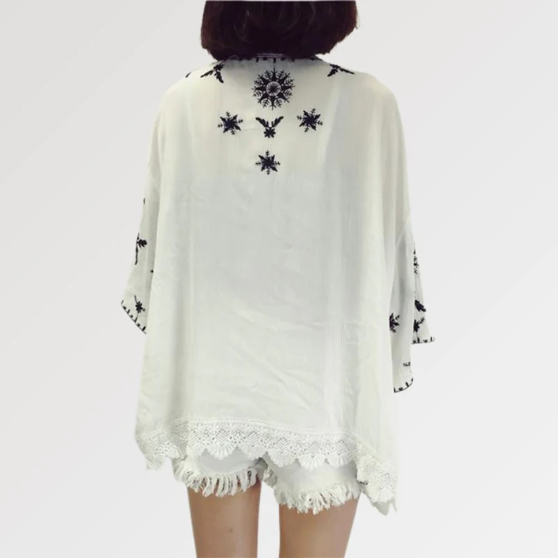 Kimono Court Dentelle 'Flaked' - Image 3