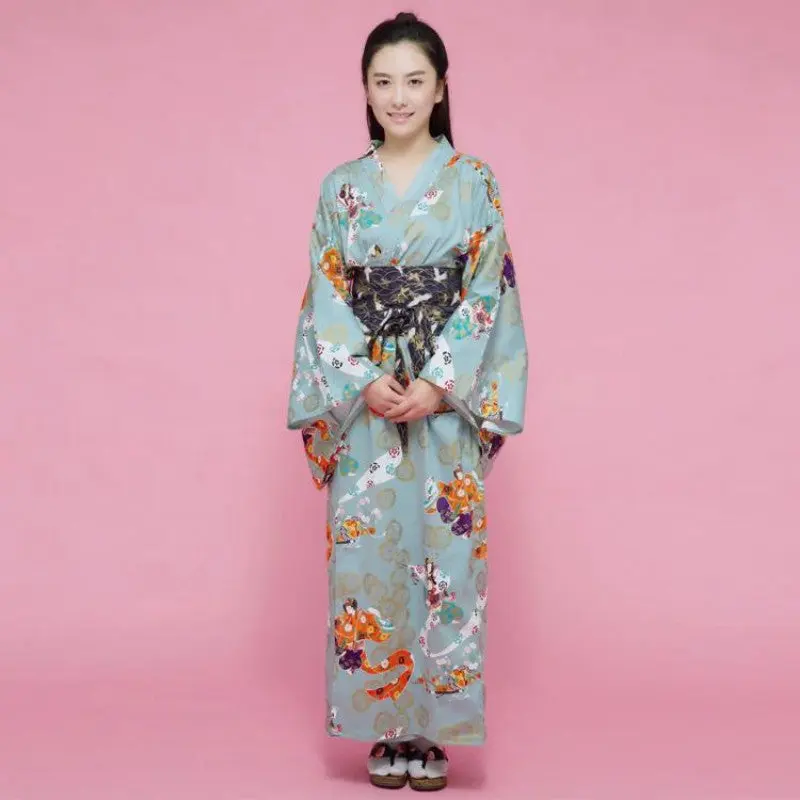 Kimono Japonais Femme Geisha 'Amaya' - Image 2