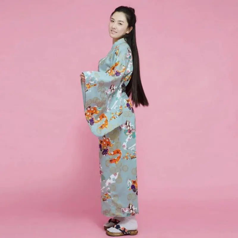 Kimono Japonais Femme Geisha 'Amaya' - Image 3