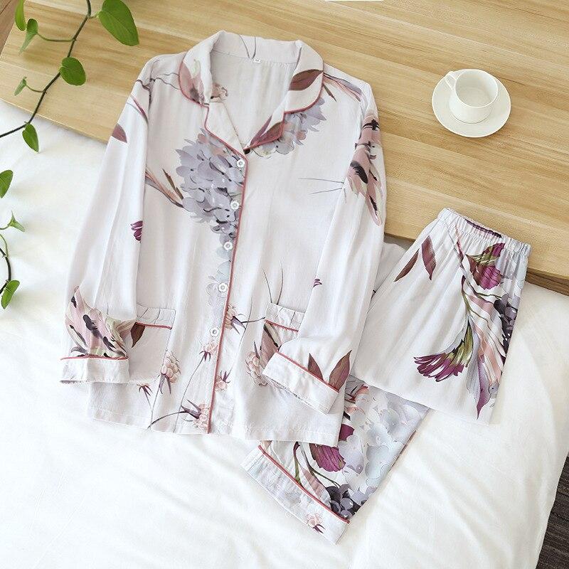 Pyjama Japonais en Satin pour Femme - Image 3