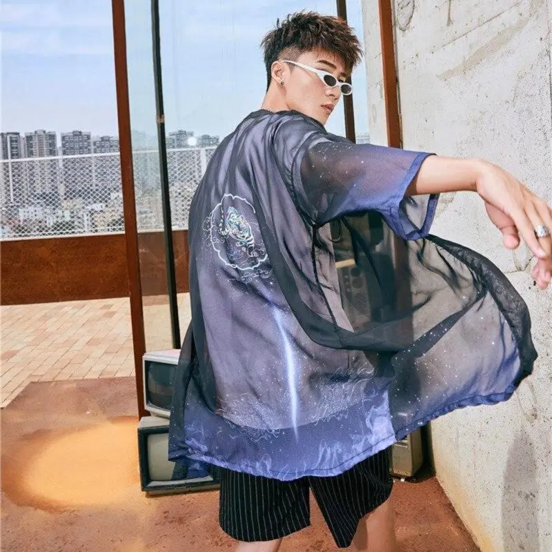 Kimono Veste Longue 'Kazuko' - Image 3