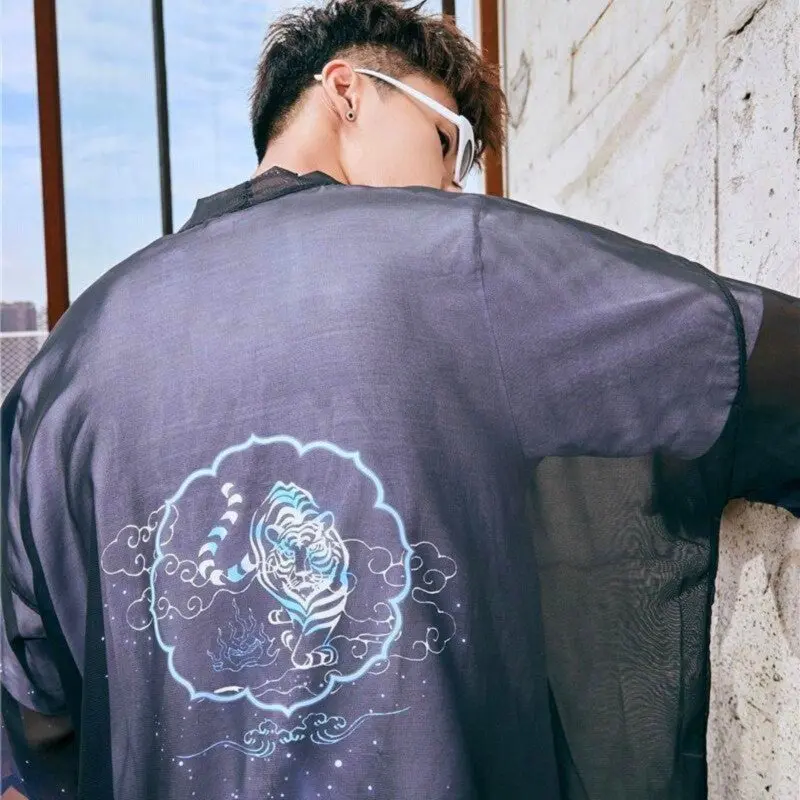 Kimono Veste Longue 'Kazuko' - Image 4