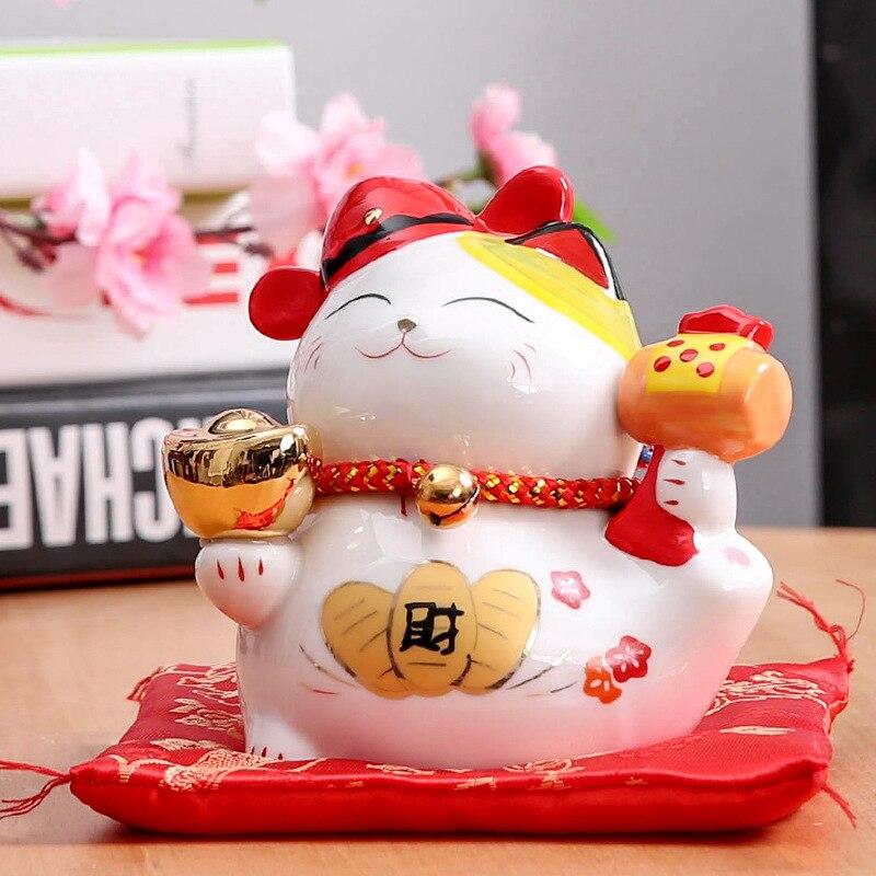 Maneki Neko Tirelire 'Porcelaine' - Image 2