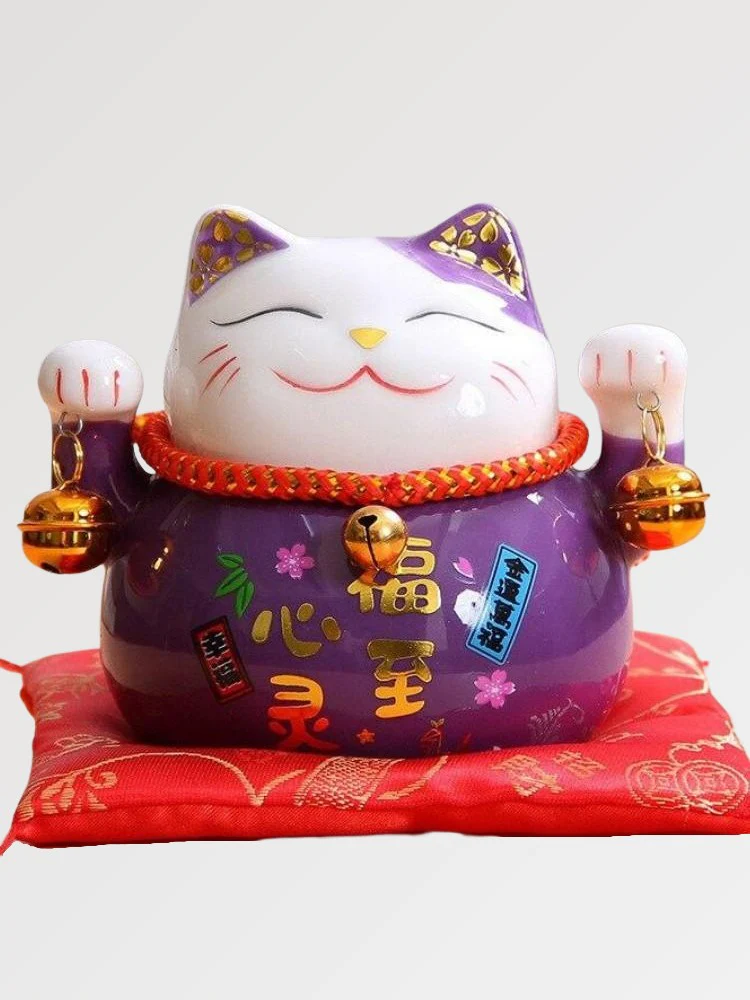 Maneki Neko Tirelire 'Violet'