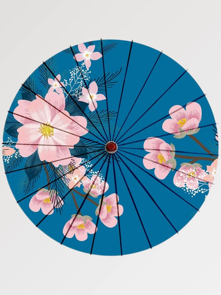 Ombrelle Japonaise Dessin 'Furawazu'