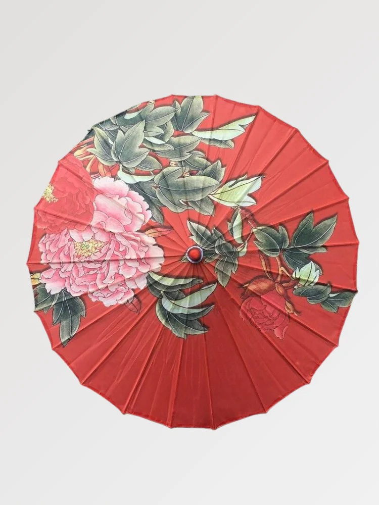 Parapluie Japonais Rouge 'Aka'