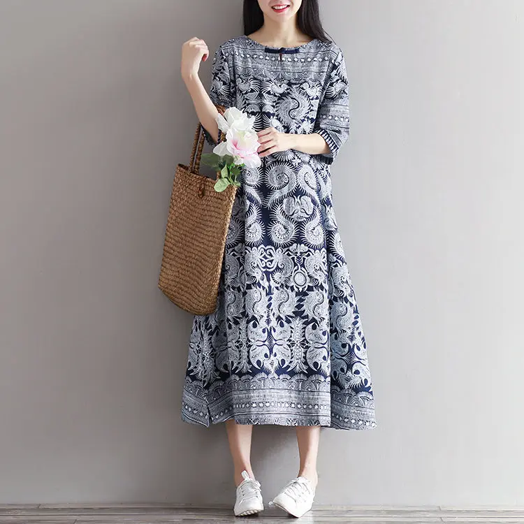 Robe Motif Japonais 'Agomori' - Image 3