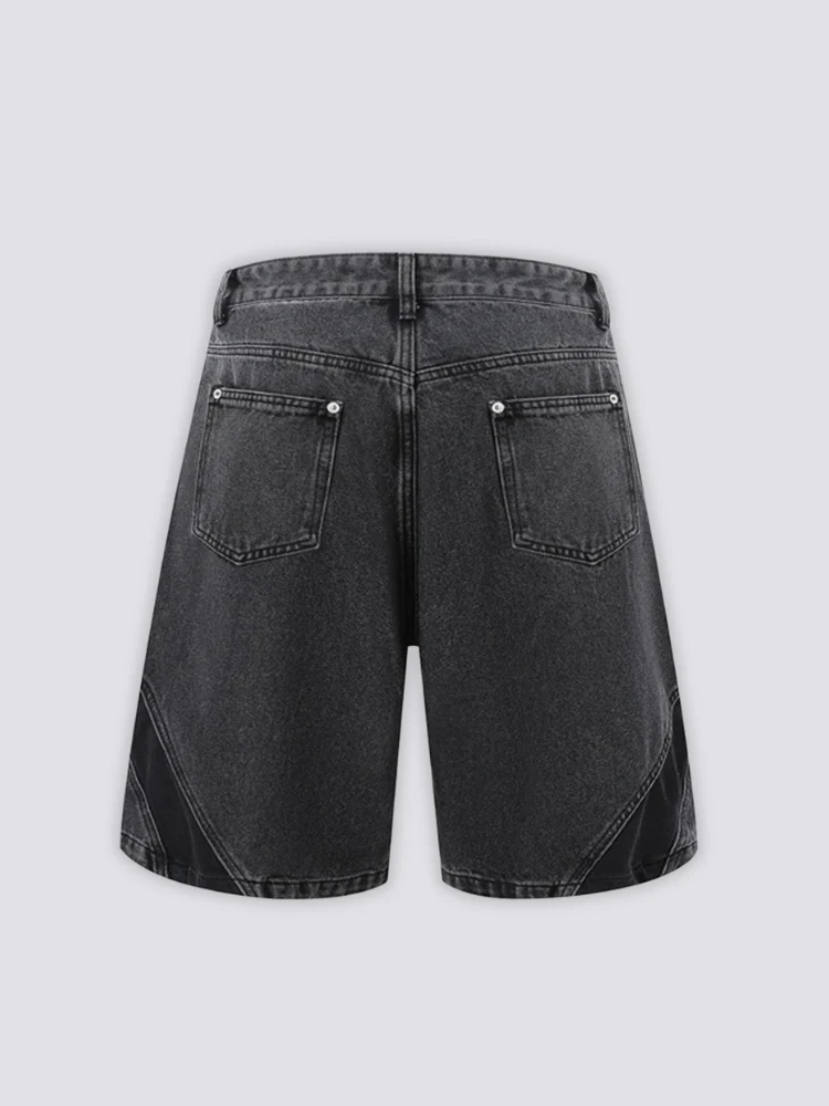 Short en Jean Bicolore - ツートン - Image 4