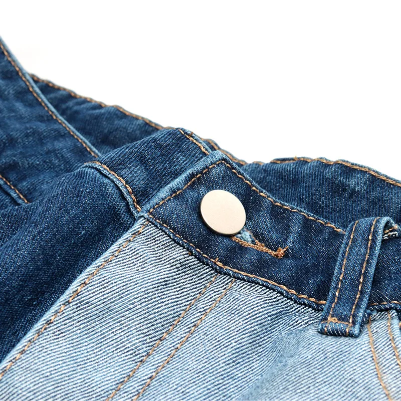 Short en Jean Frangé - フリンジ - Image 3