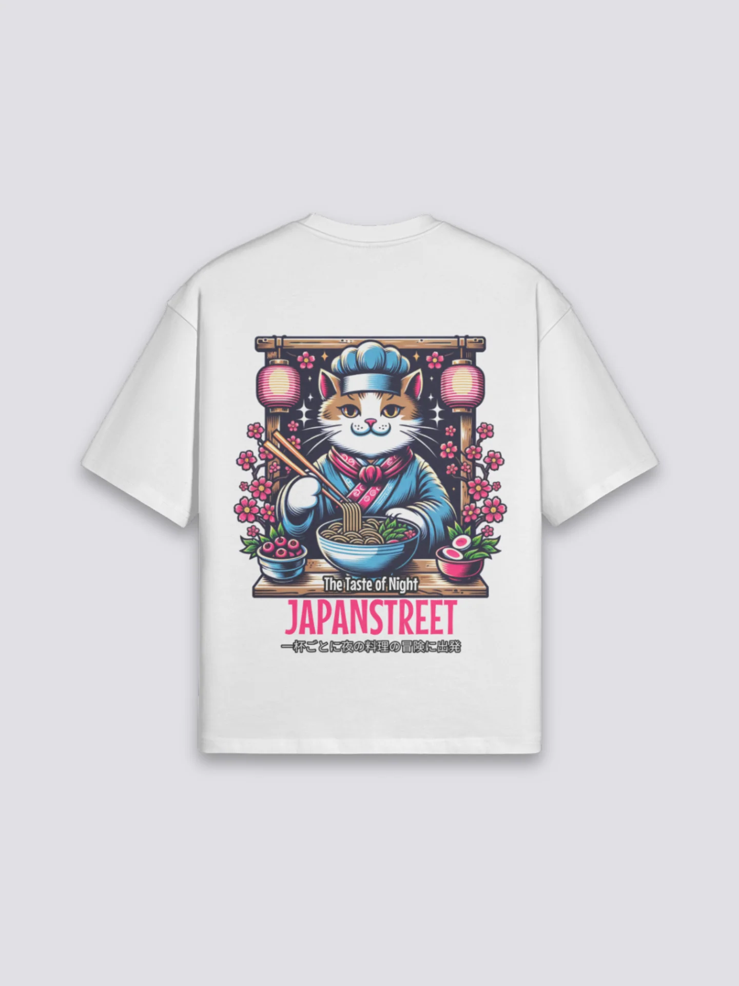 T-Shirt Chat Japonais - ねこ - Image 3