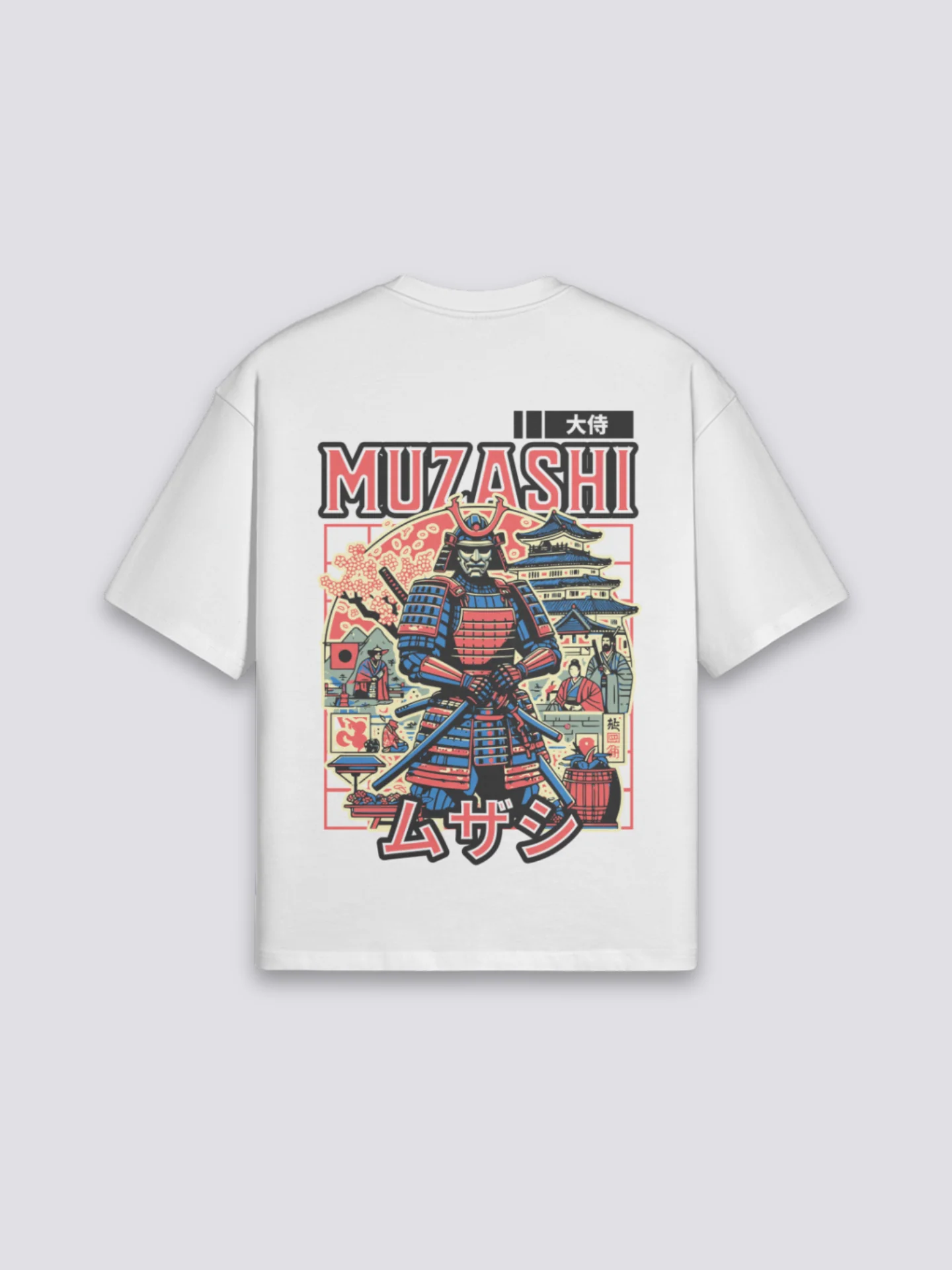 T-shirt Estampe Japonaise - うきよえ