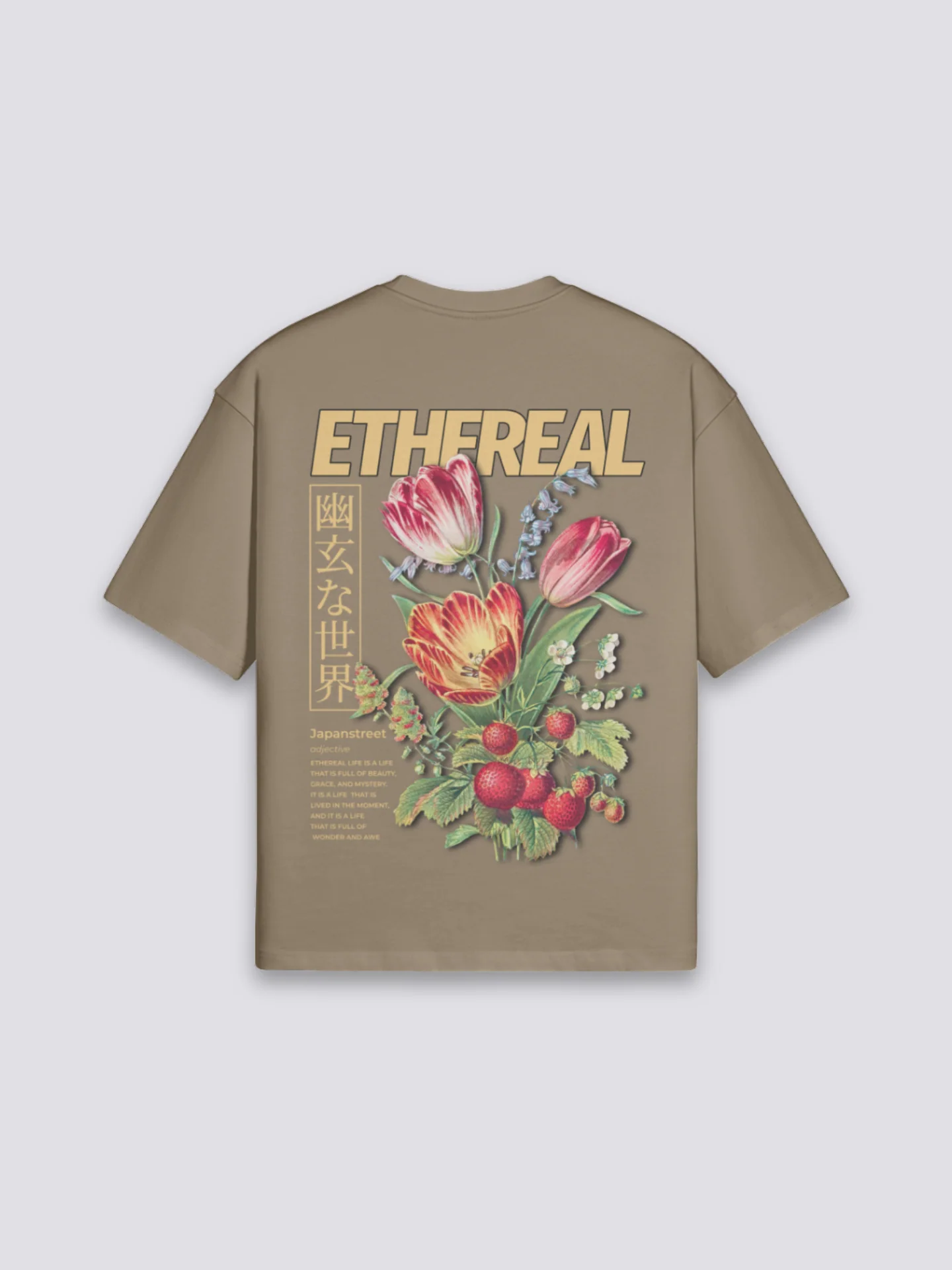 T-Shirt Fleurs Japonaises - フラワーズ - Image 2