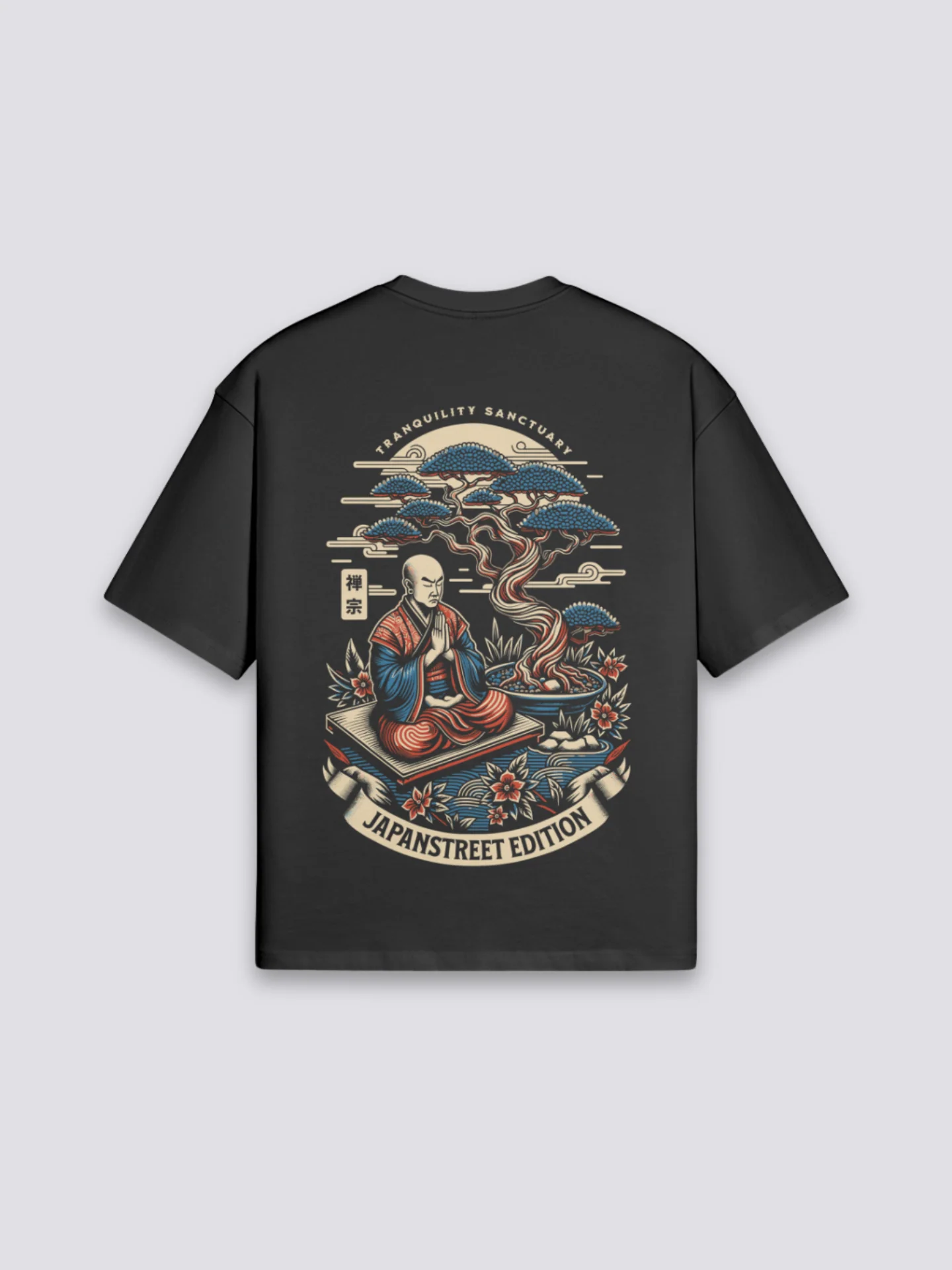 T-Shirt Imprimé Japonais - プリント