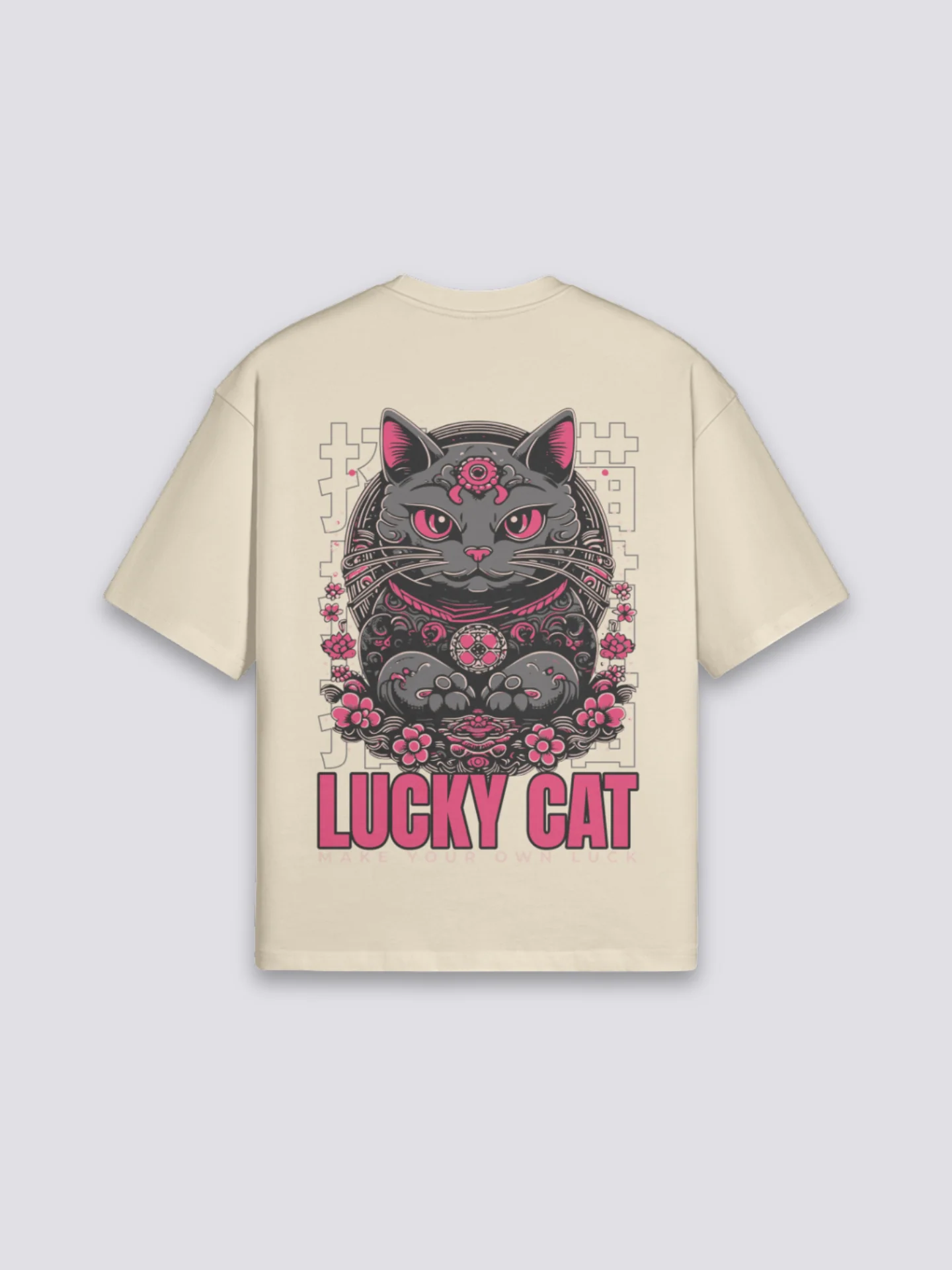 T-Shirt Maneki Neko - 招き猫 - Image 3