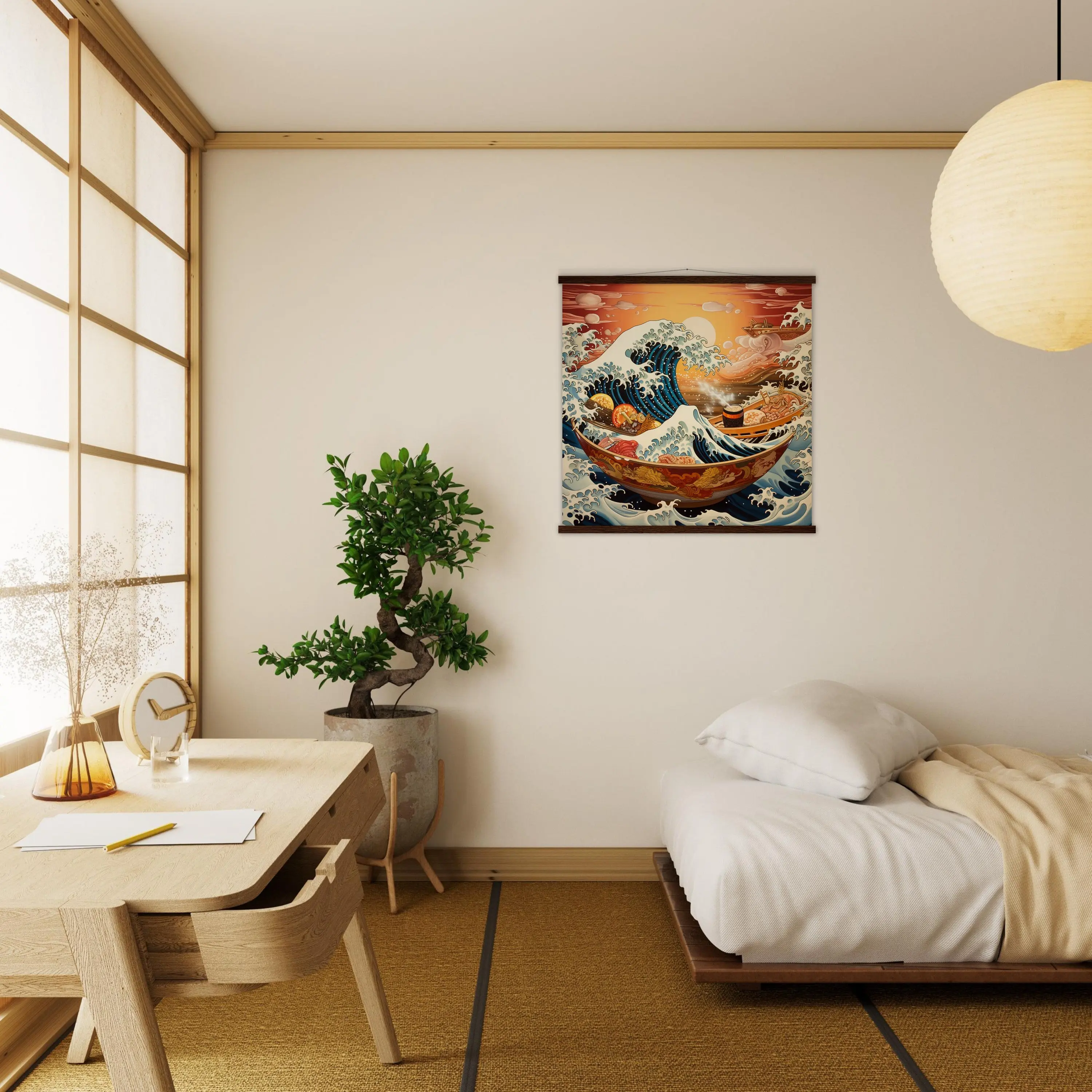 Tableau Art Moderne Japonais 'Kanagawa' - Image 5