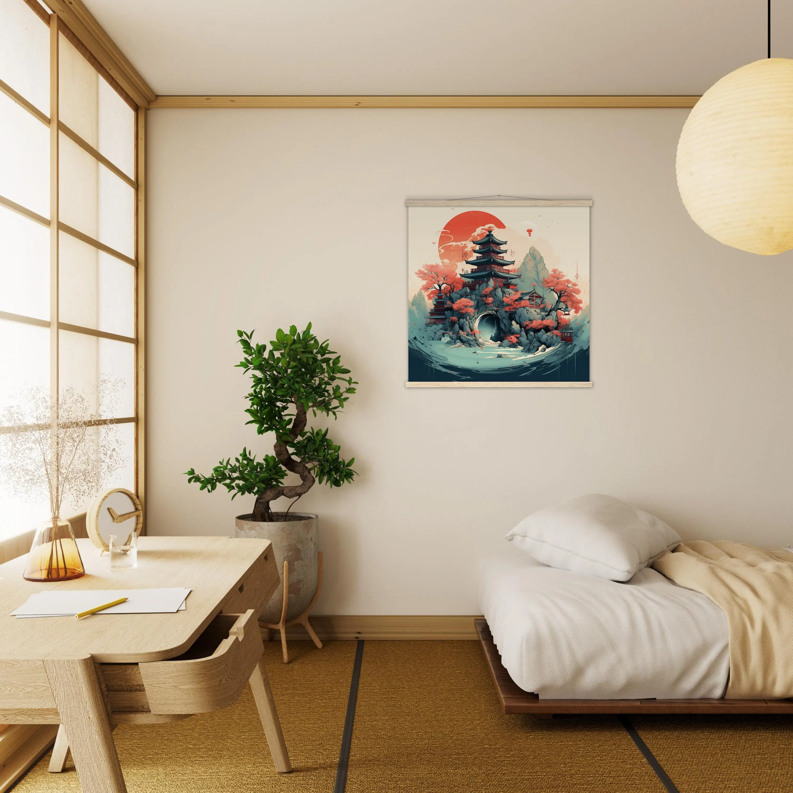 Tableau Style Japonais 'Oko-Iyuma' - Image 6
