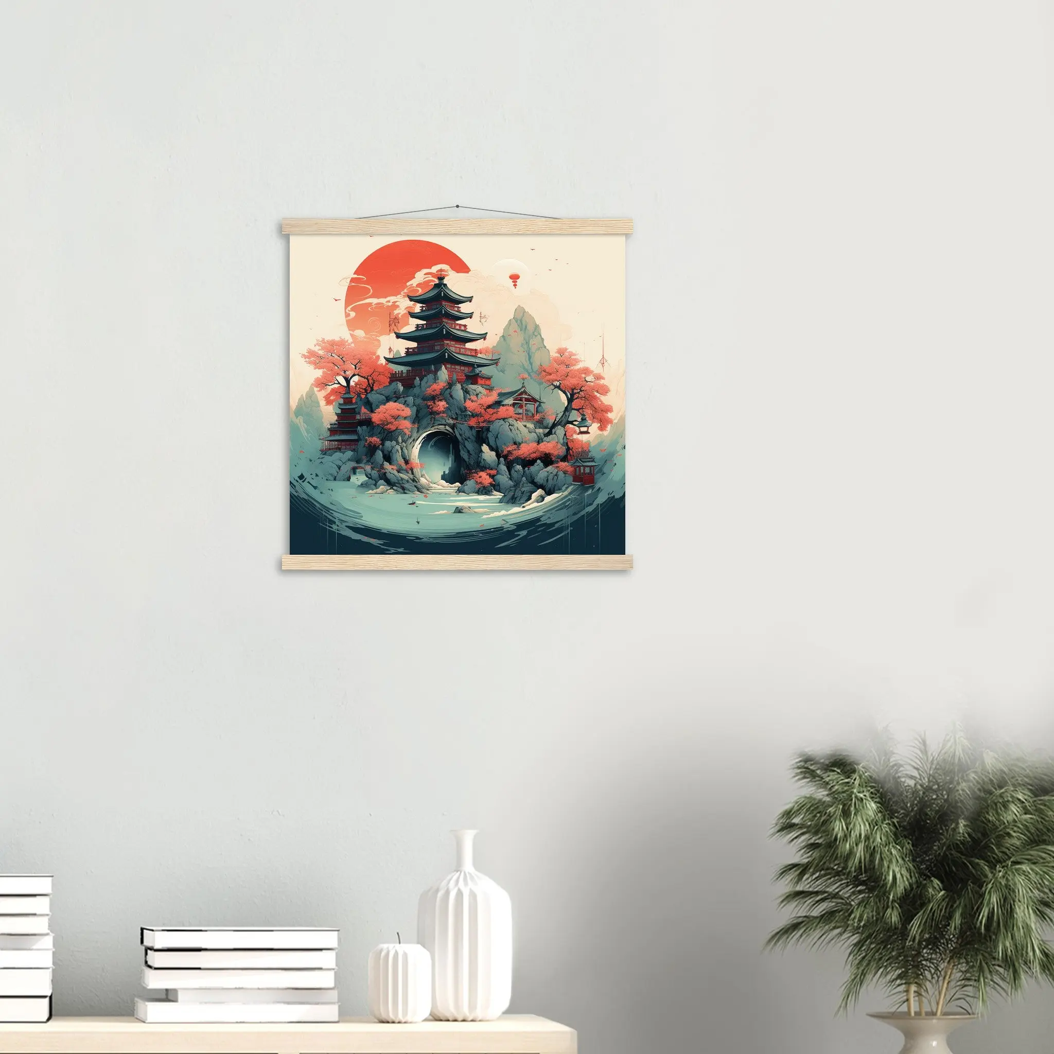 Tableau Style Japonais 'Oko-Iyuma' - Image 8