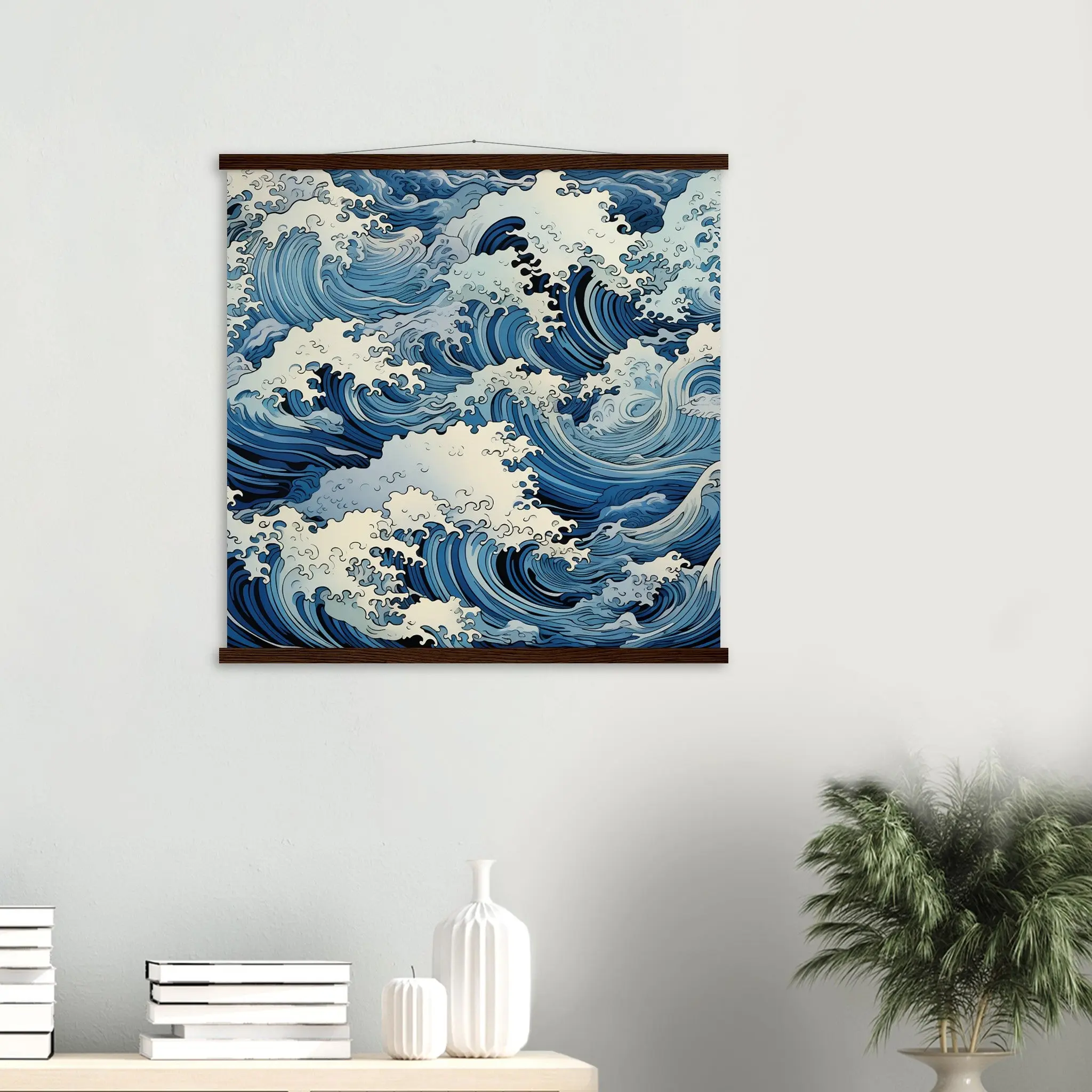 Tableau Vague Japon 'Fukeino'