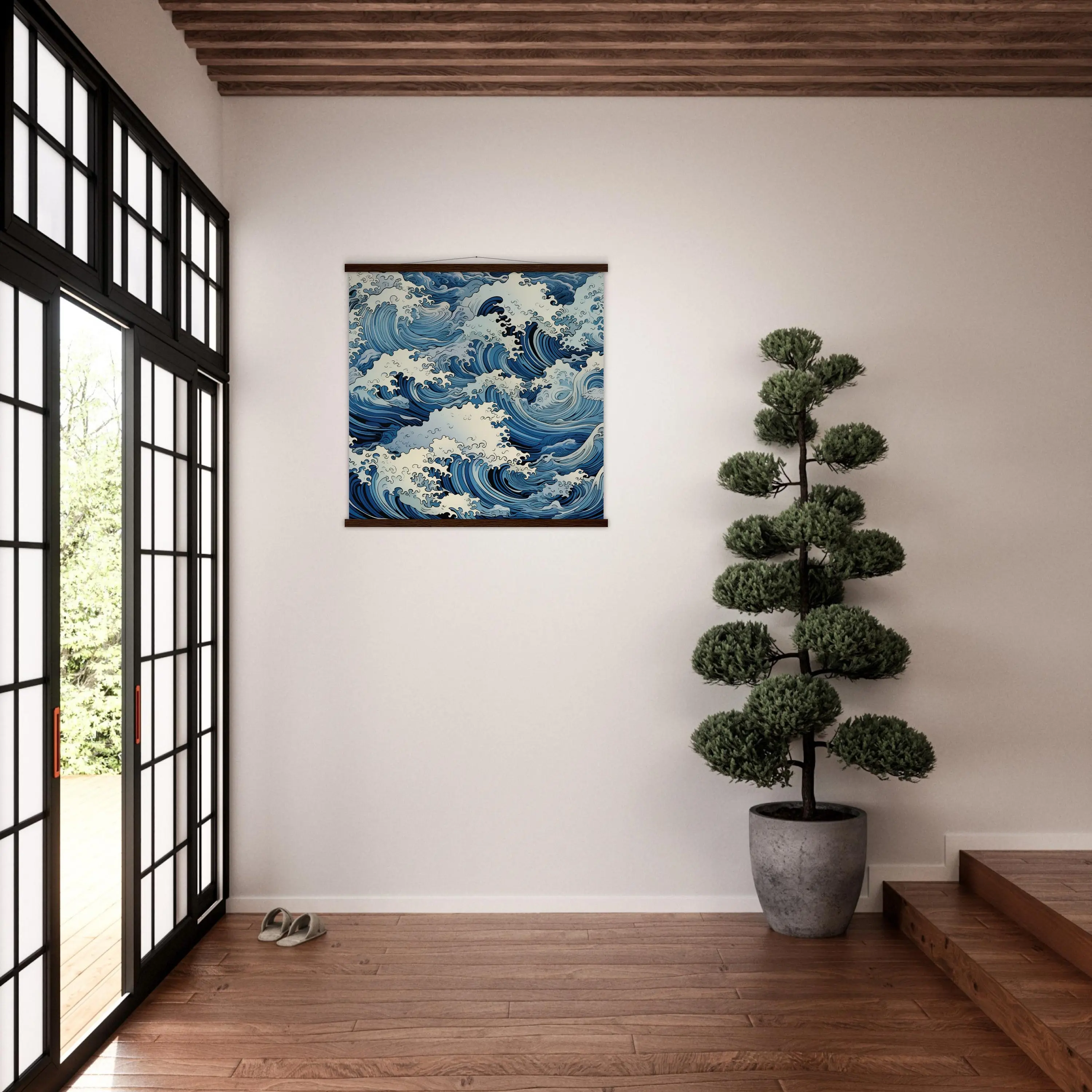 Tableau Vague Japon 'Fukeino' - Image 3