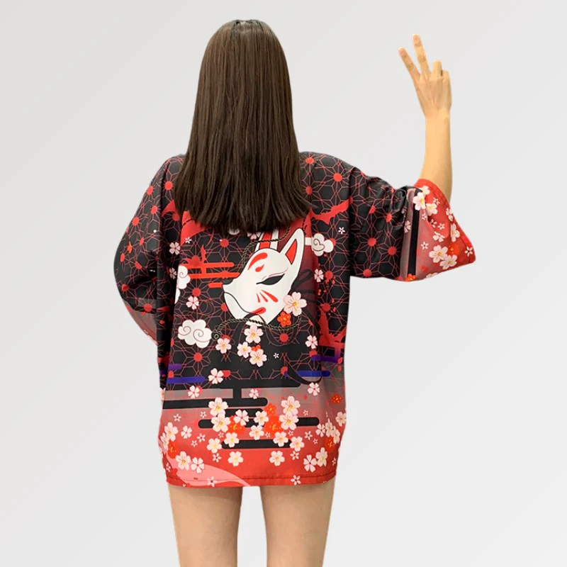 Veste Kimono Femme Kitsune 'Hiro'
