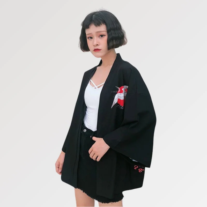Veste Kimono Fluide Femme 'Mayumi' - Image 3