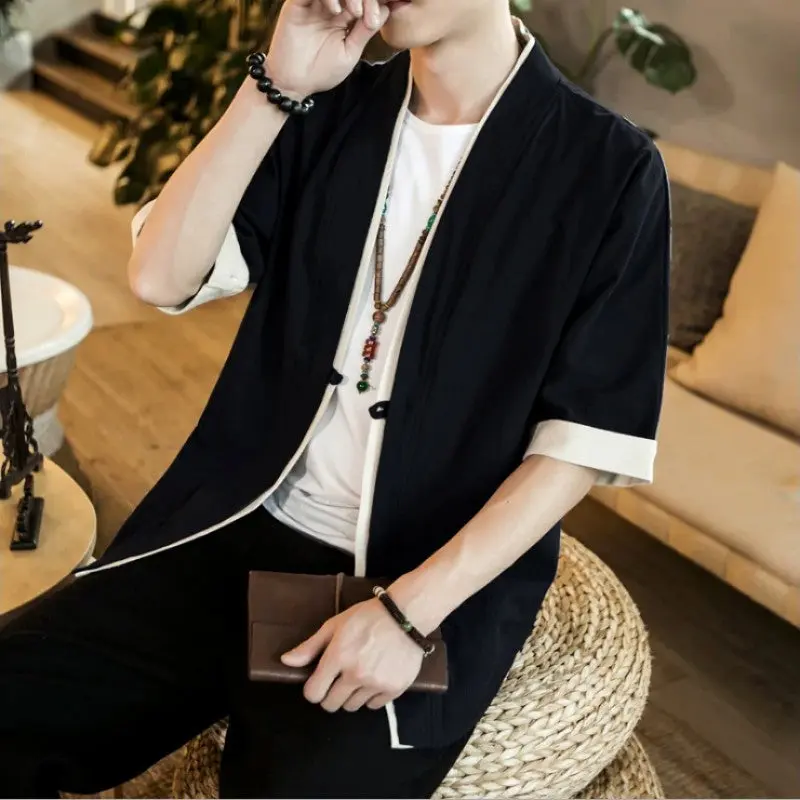 Veste Kimono Homme 'Hideki' - Image 4