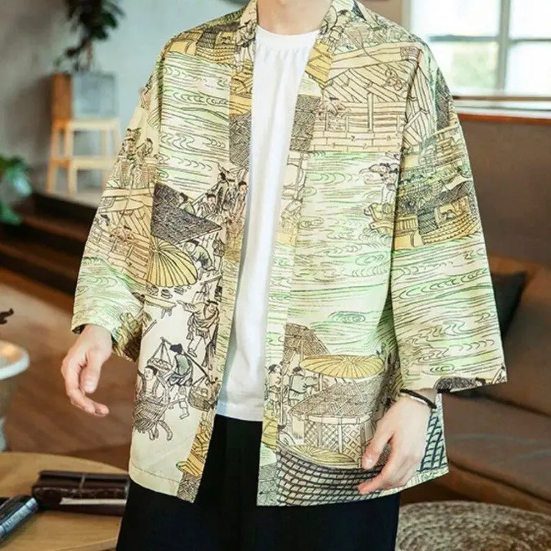Veste Kimono Homme Estampe 'Édition Kaïto' - Image 2