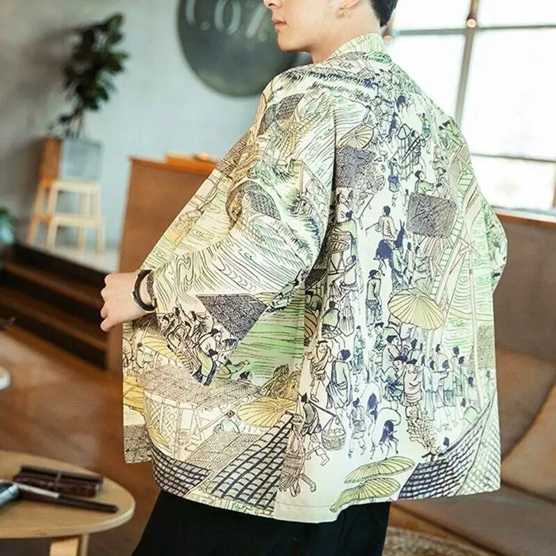 Veste Kimono Homme Estampe 'Édition Kaïto' - Image 3