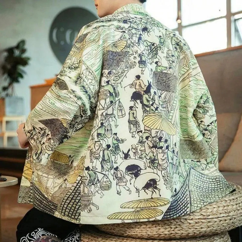 Veste Kimono Homme Estampe 'Édition Kaïto' - Image 4