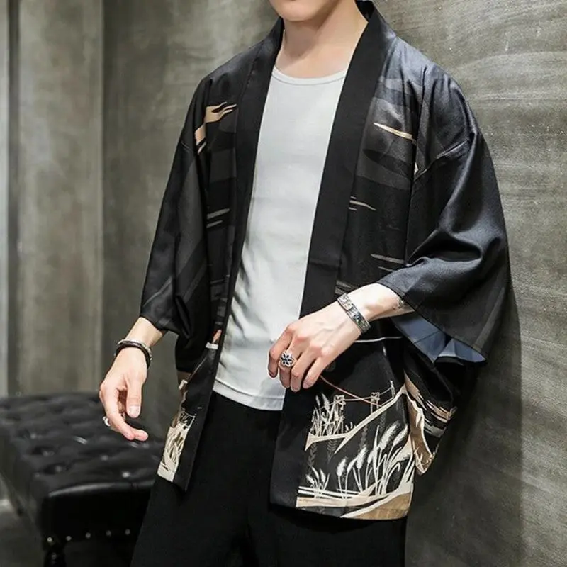 Veste Kimono Motif Torii 'Hikaru' - Image 2