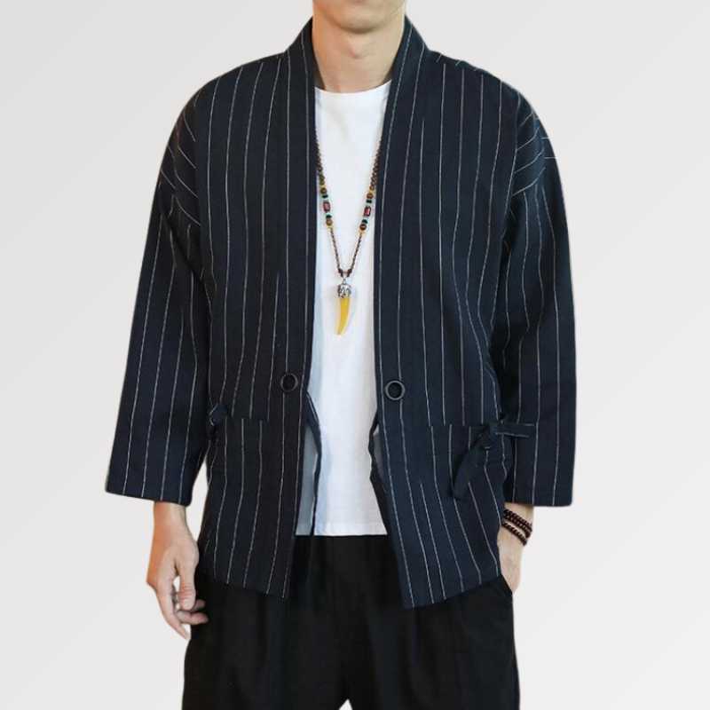 Veste Kimono Rayée 'Shurina'