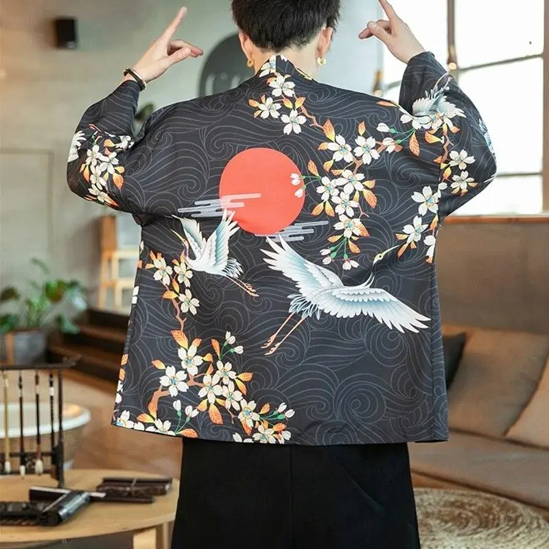 Veste Kimono Soleil Japonais 'Édition Kaïto' - Image 4