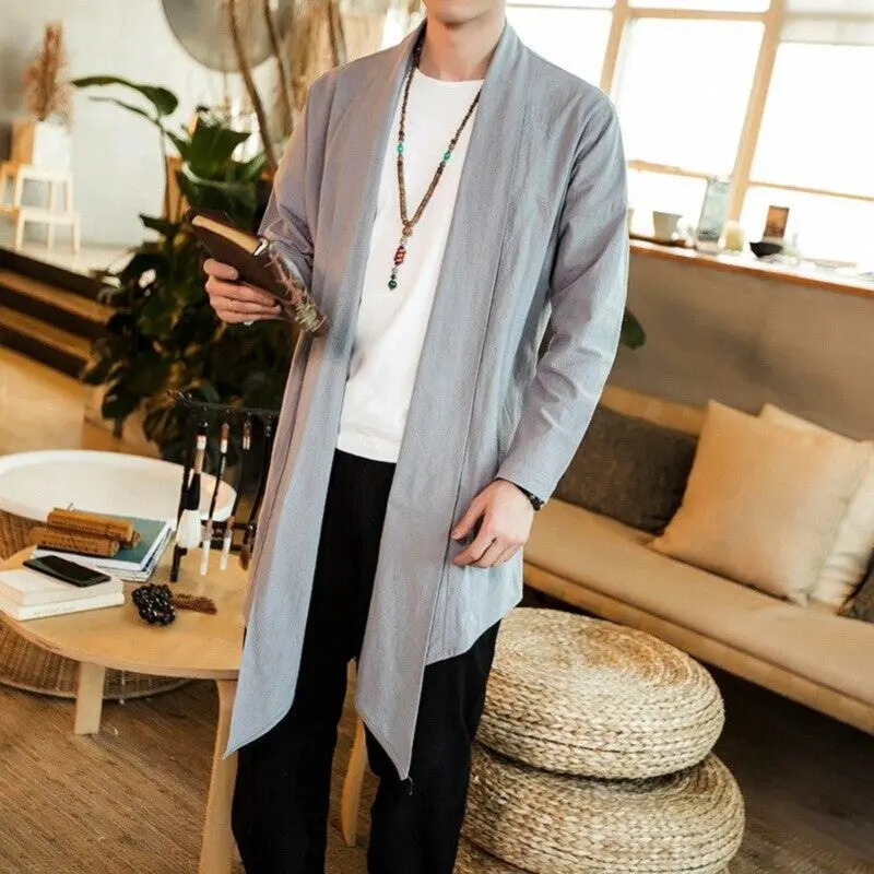 Veste Longue Style Kimono 'Ryuu' - Image 2