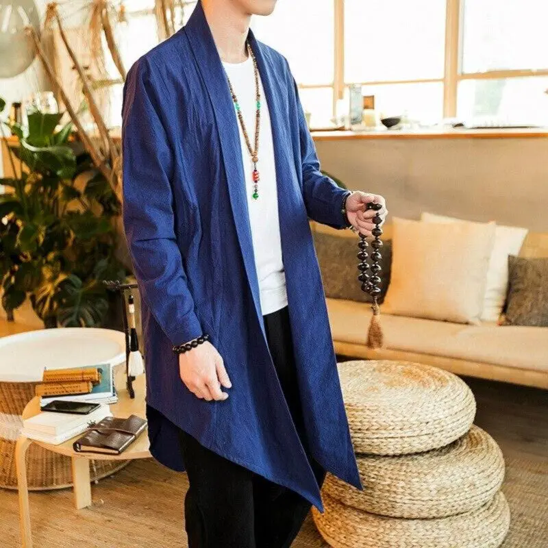 Veste Longue Style Kimono 'Ryuu' - Image 3