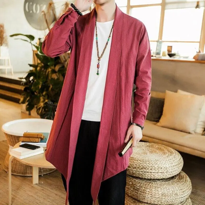 Veste Longue Style Kimono 'Ryuu' - Image 4